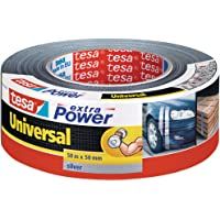 tesa TE56389-00000-11 Cinta americana Extra Power UNIVERSAL 50mx50mm plata- Standard- 50 M X 50 Mm